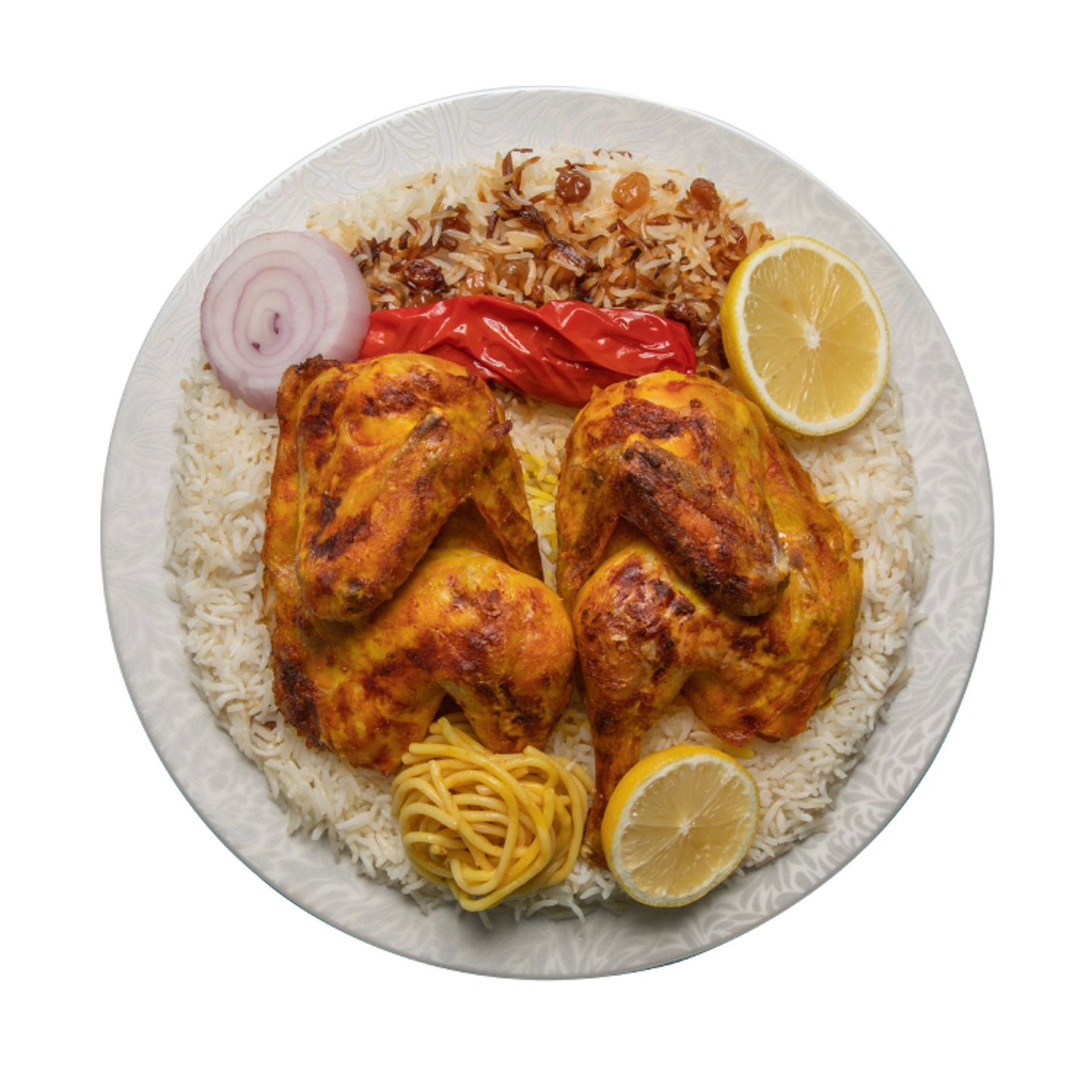 دجاج شواية - نص حبة دجاج