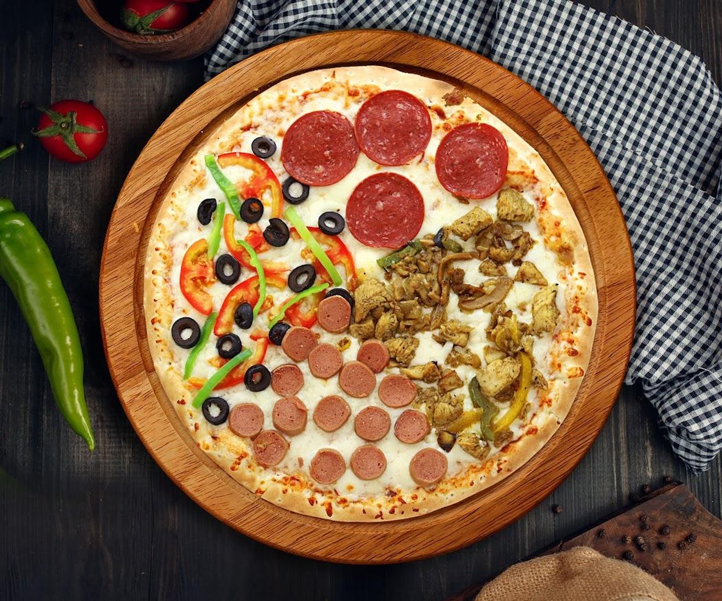 Damascene Dome Pizza - Small