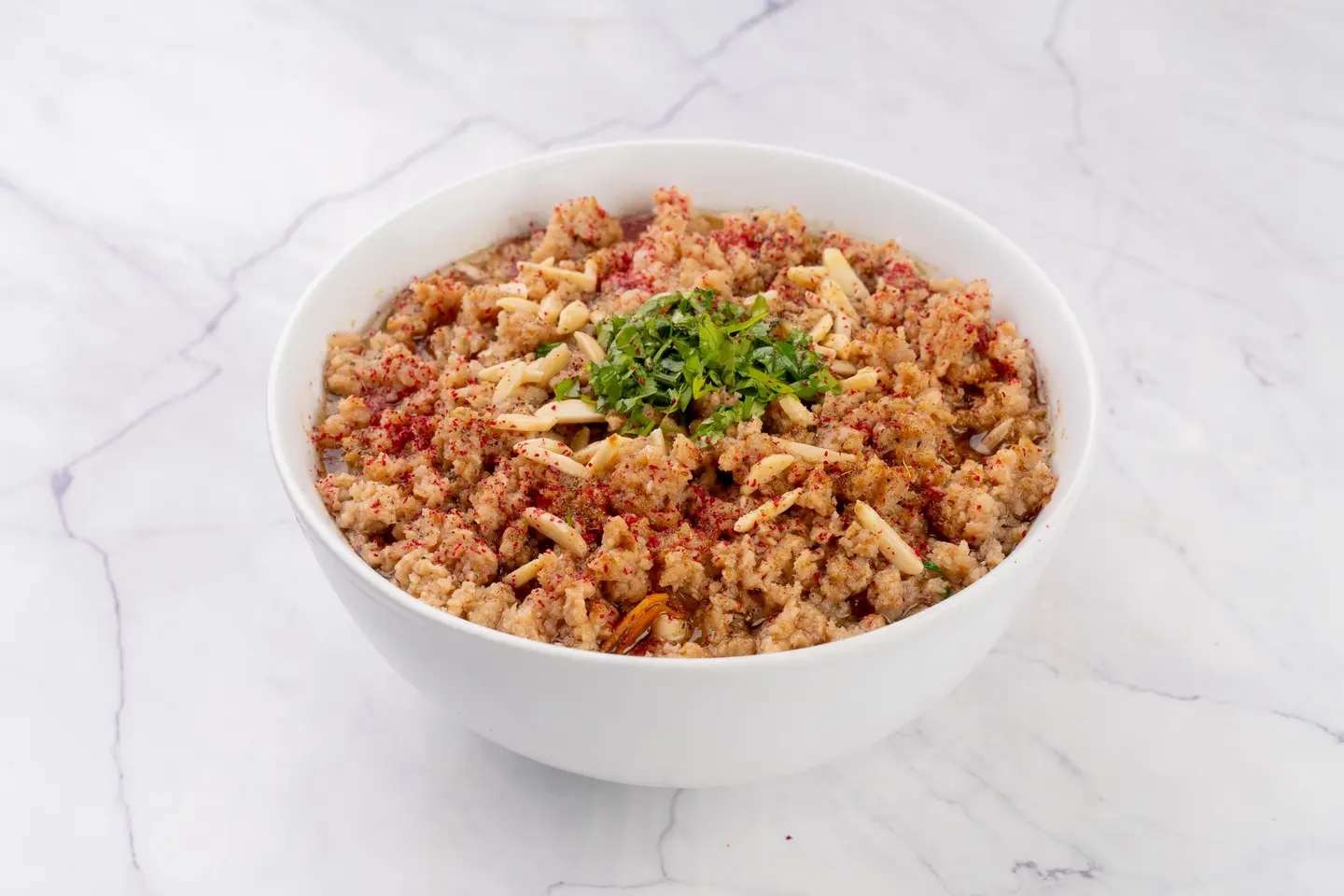 Hummus Fattah With Meat And Almonds - Medium