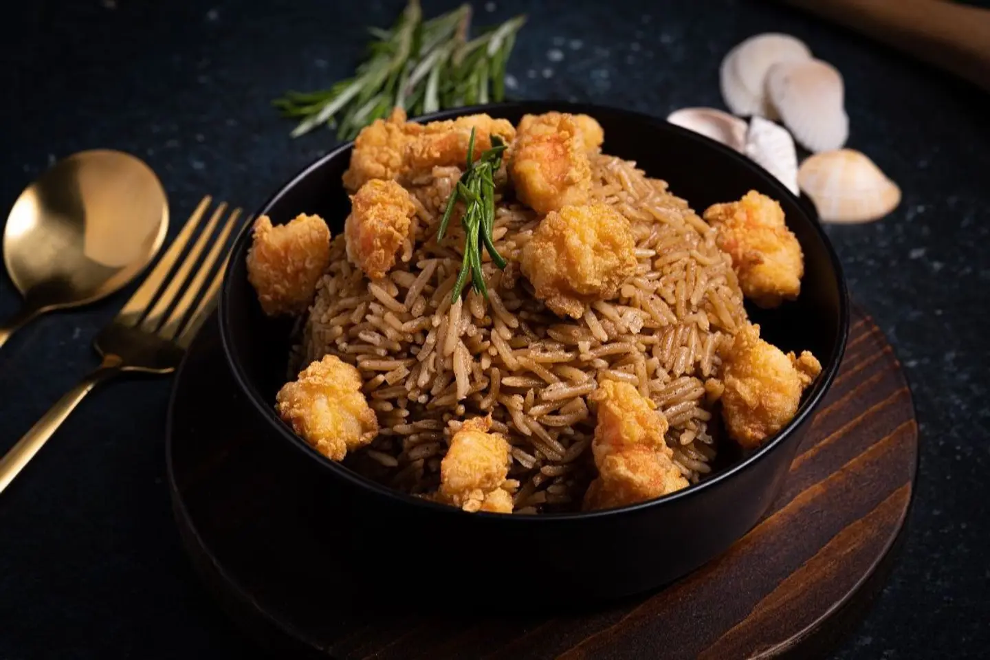 Sayadieh Rice Plate With Shrimp - Small