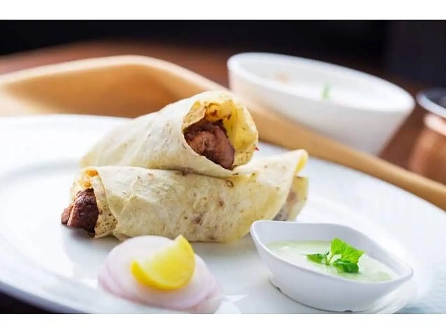 Lamb Sheek Kebab - Puri Bread