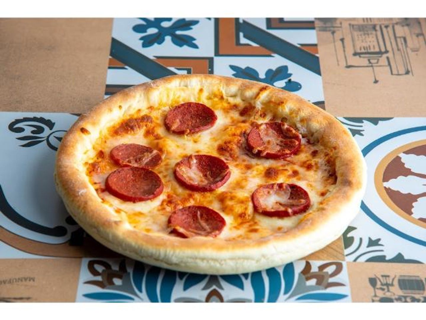 Pepperoni Pizza With Cheese Toppers - Small
