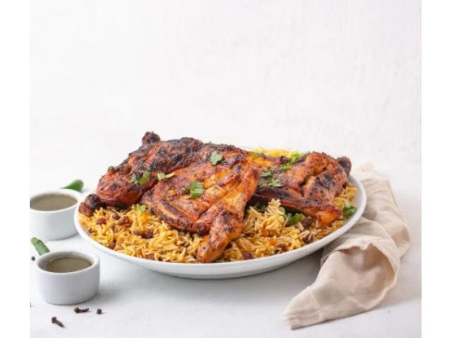 Charcoal Meal With Rice - Quarter Of A Chicken