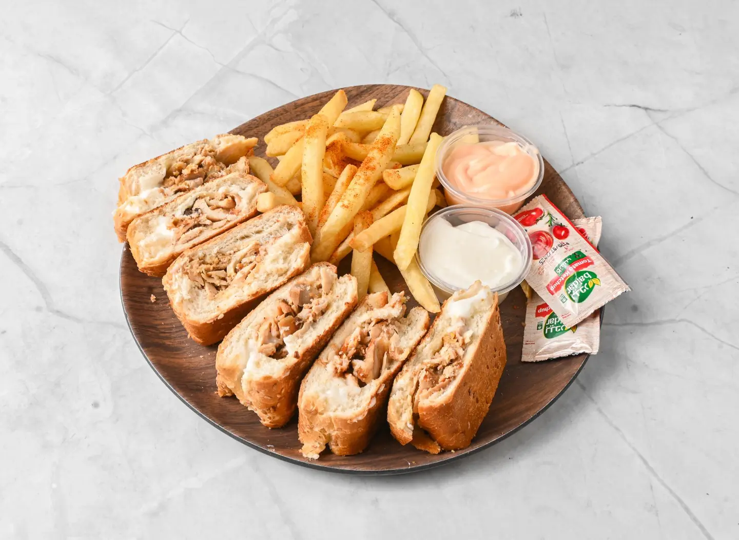 شاورما عربي فرنسي صغير - عادي