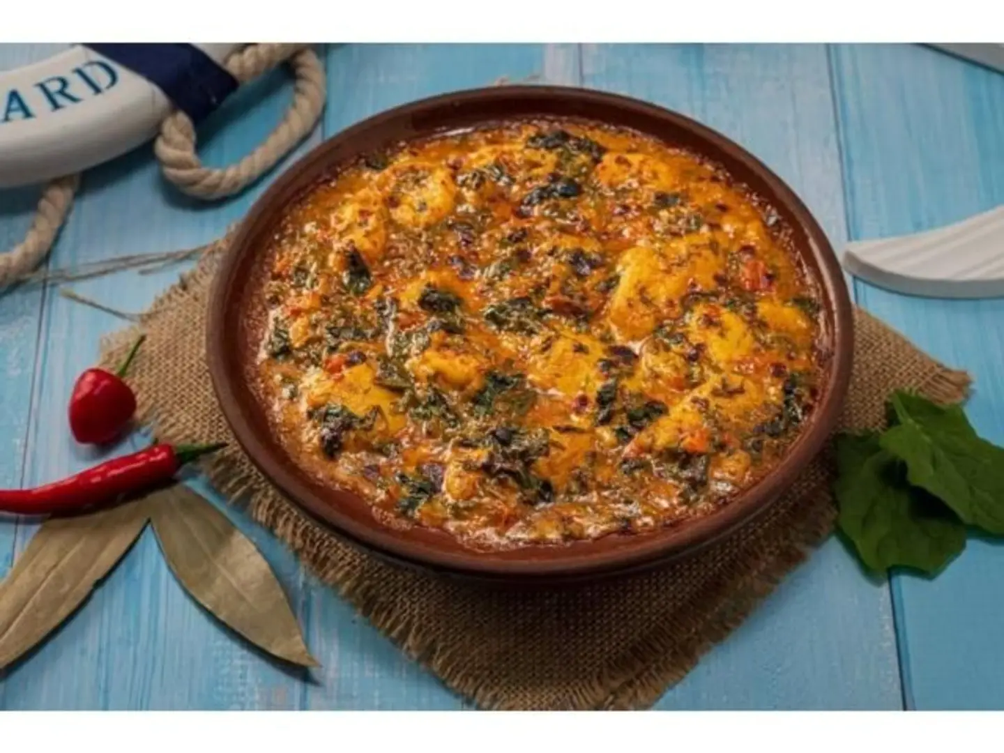 طاجن اسكندراني - سمك فيلية