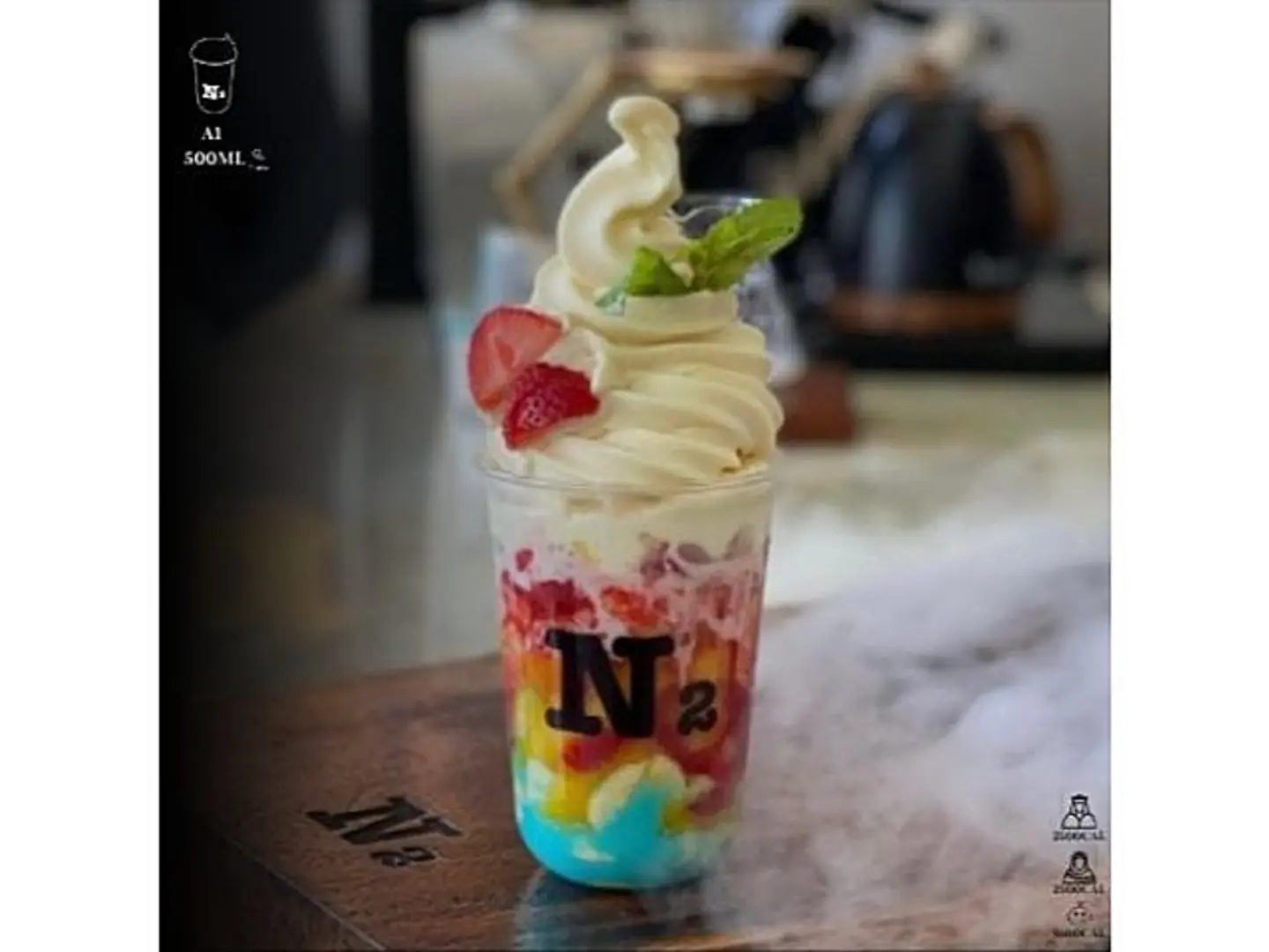 Ice Cream And Fruits - Ice Cup (350ml)