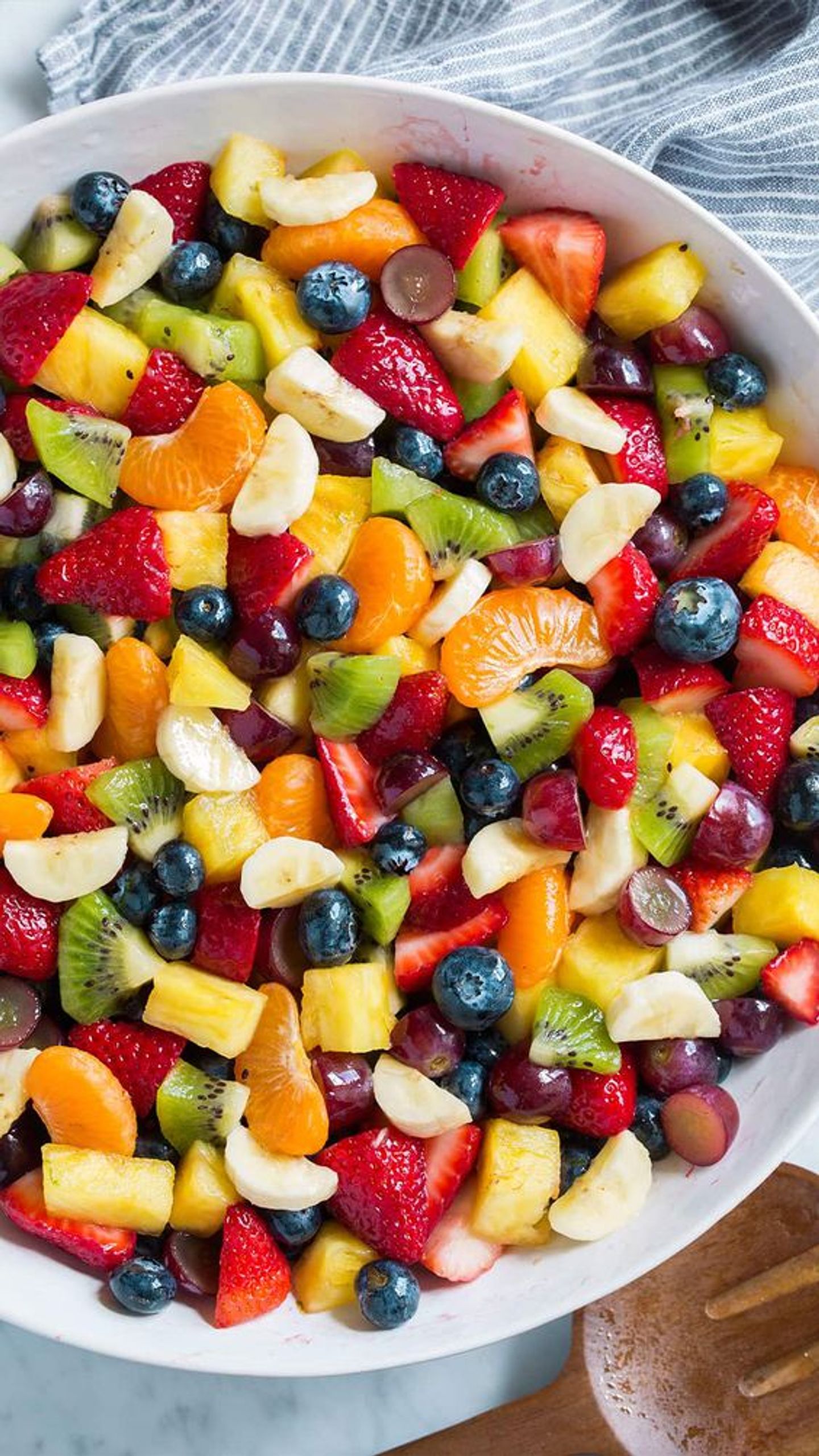 Fruit Salad With Honey And Nuts - Large