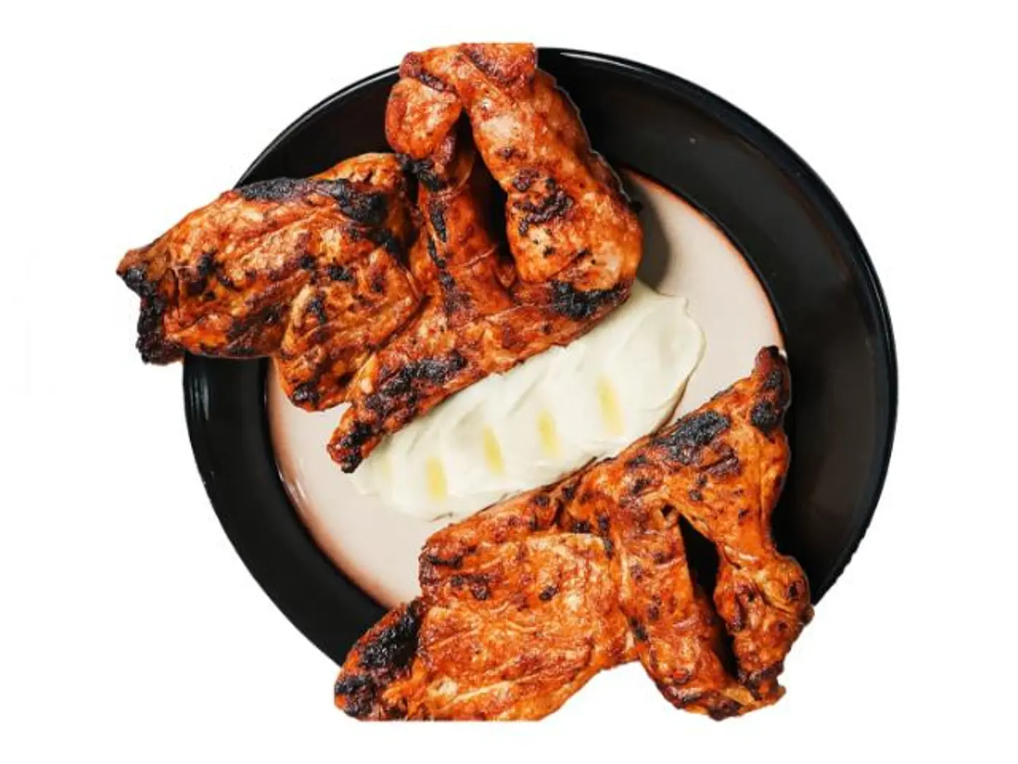 دجاج على الفحم سادة - نص