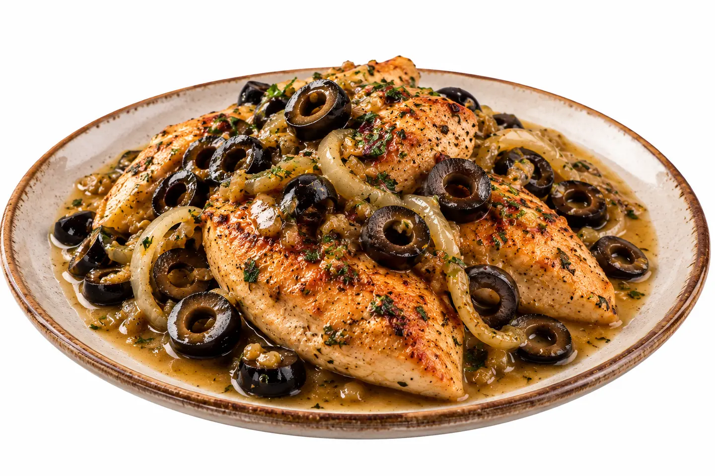 Chicken With Olives - 120 Grams
