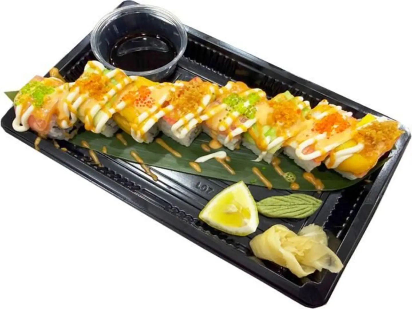 Rainbow Roll - 4 Pieces