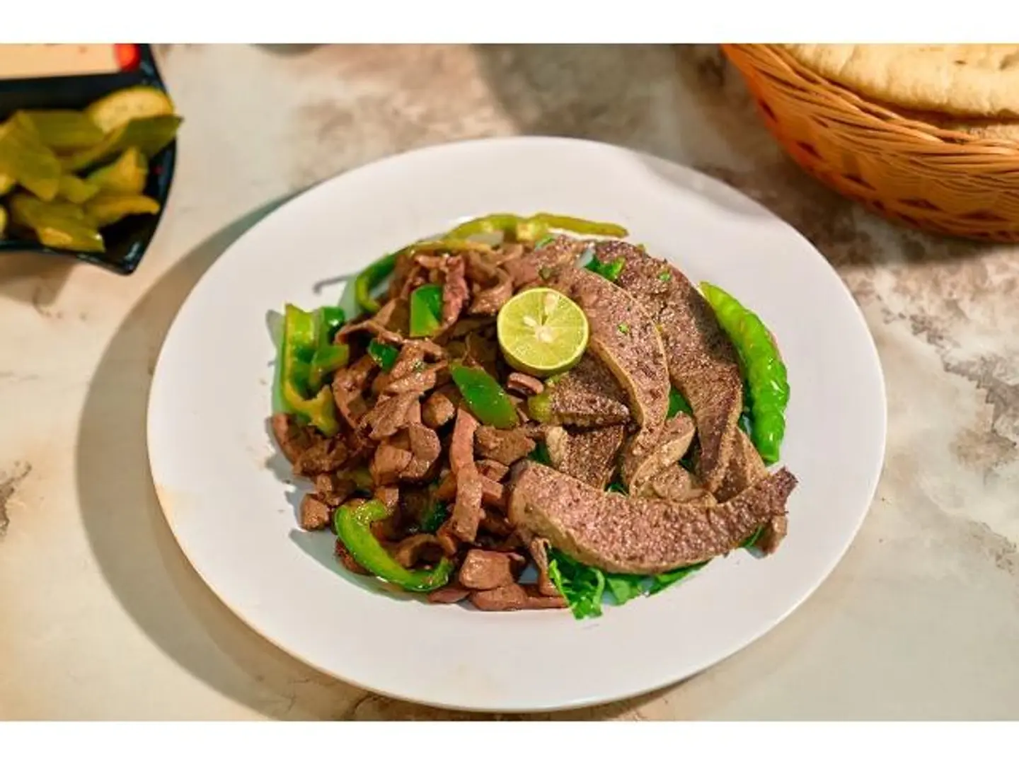 Grilled Liver - For One Person