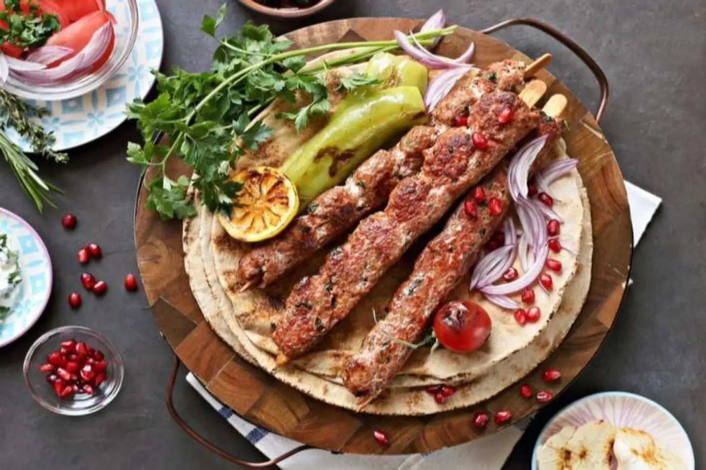 Meat Kebab - For One Person 4 Skewers