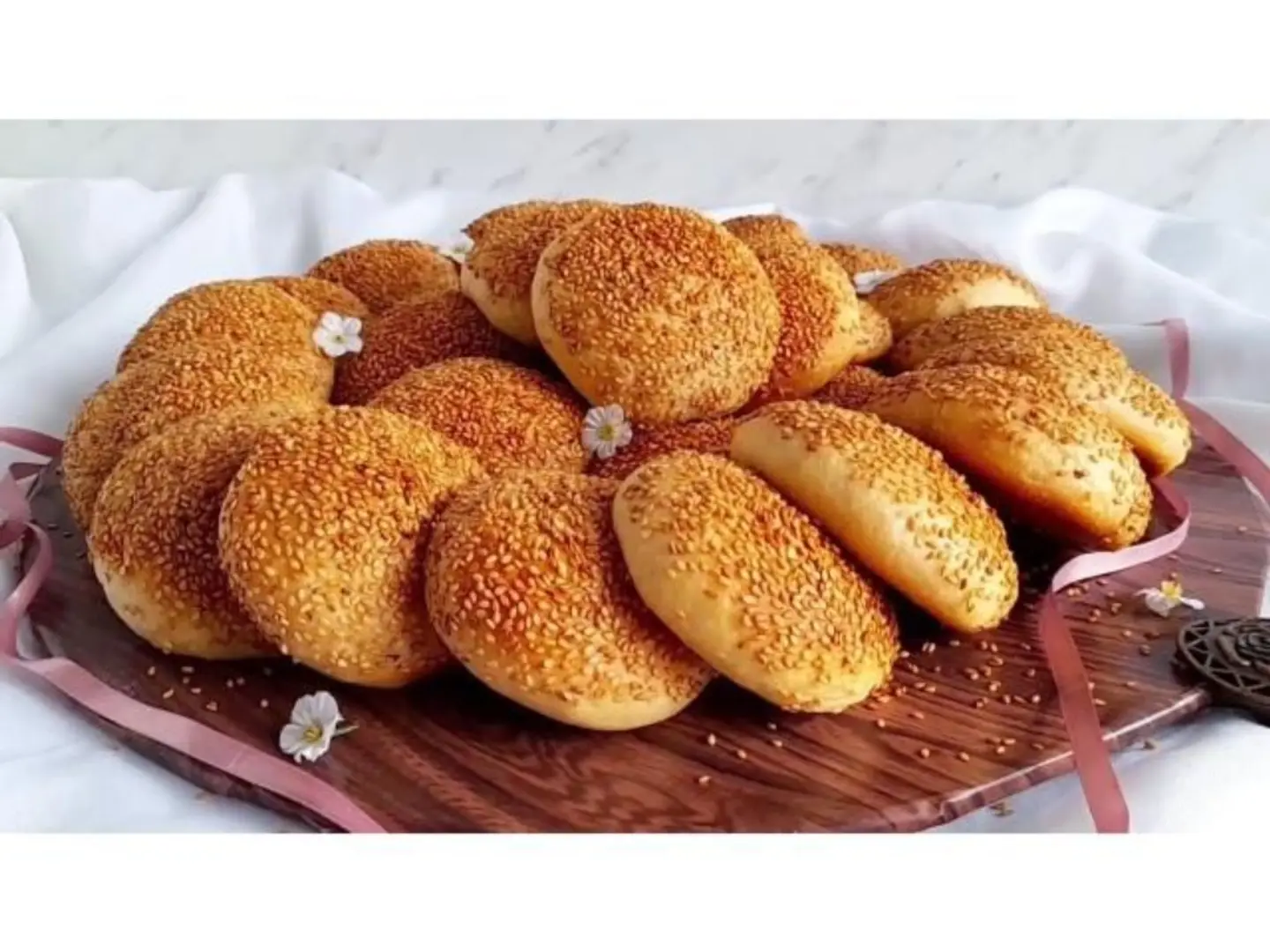 فطيره سمسم - صغير