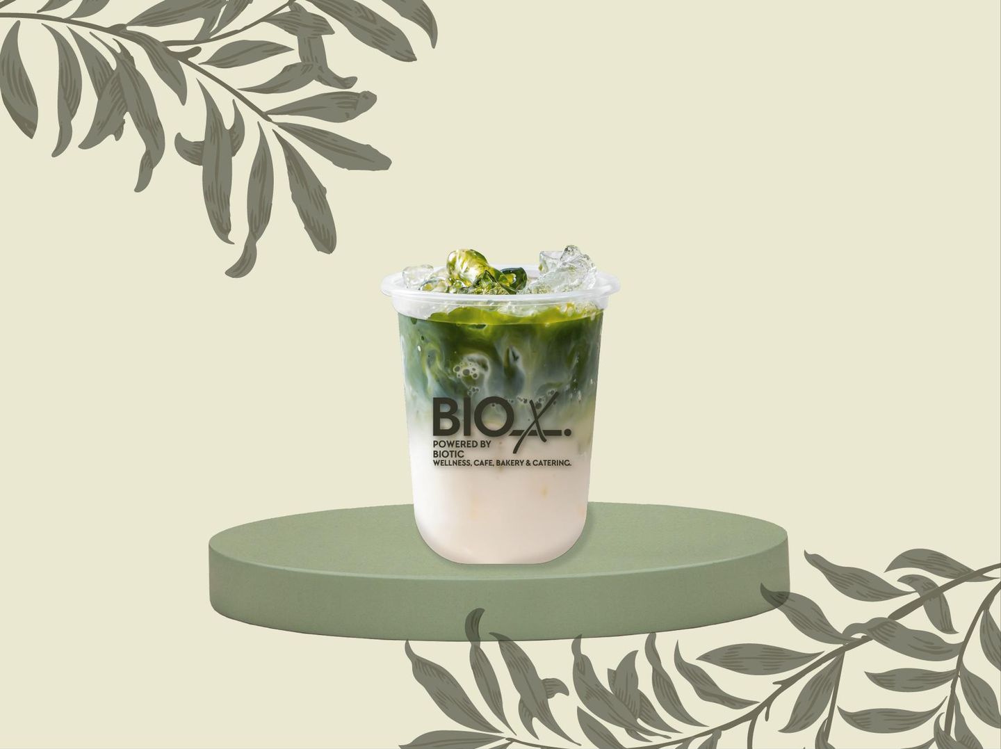 Ice Matcha Latte - Full Fat Milk