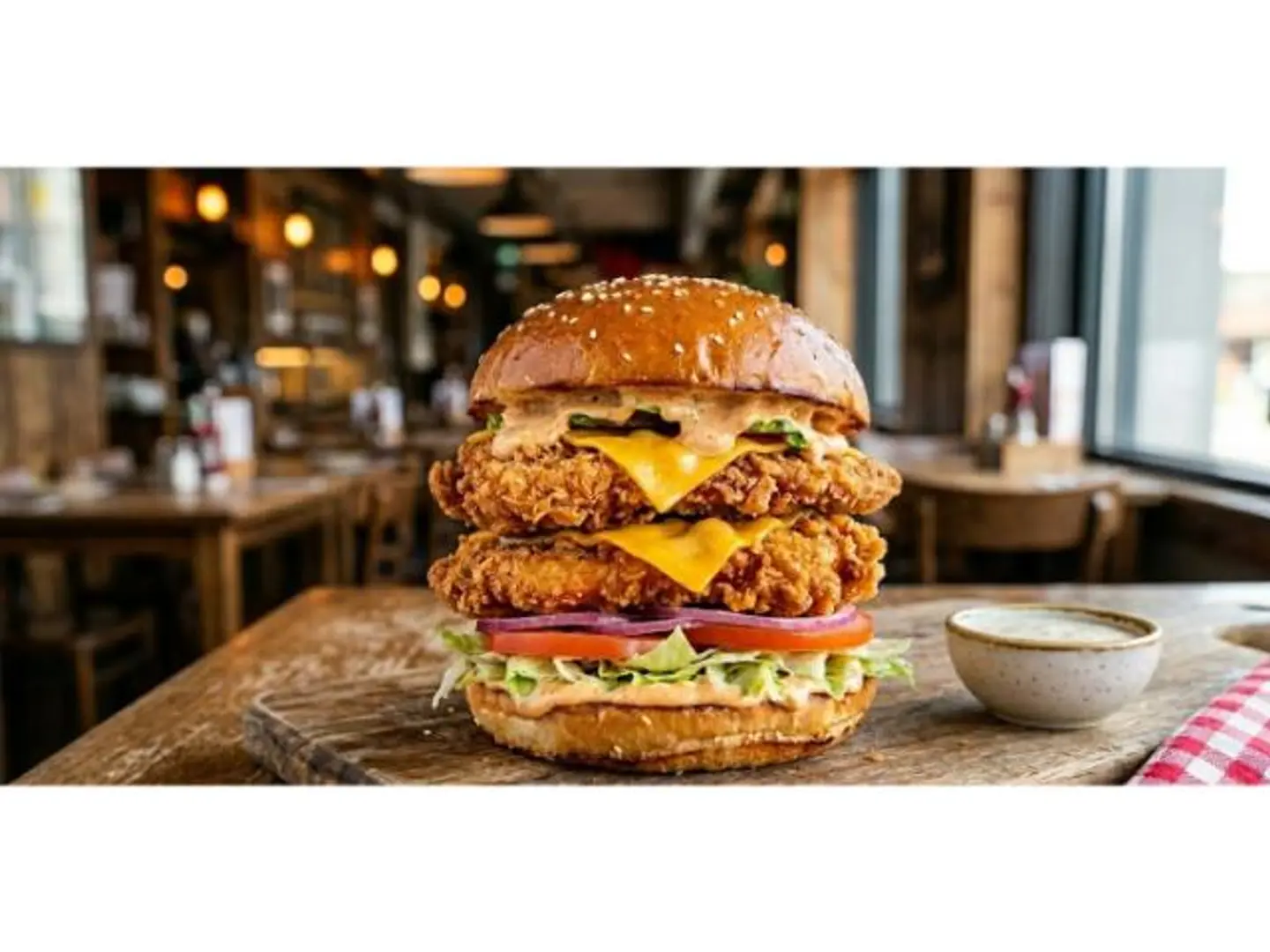 Double Zinger Burger - Sandwich
