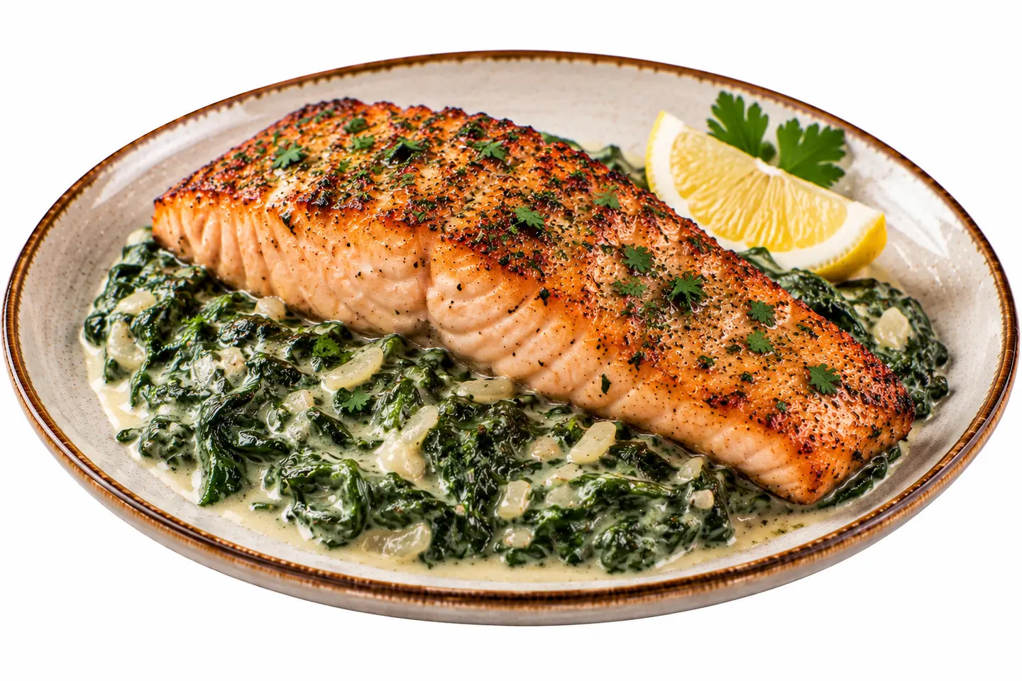 Salmon With Pesto Sauce - 120 Grams
