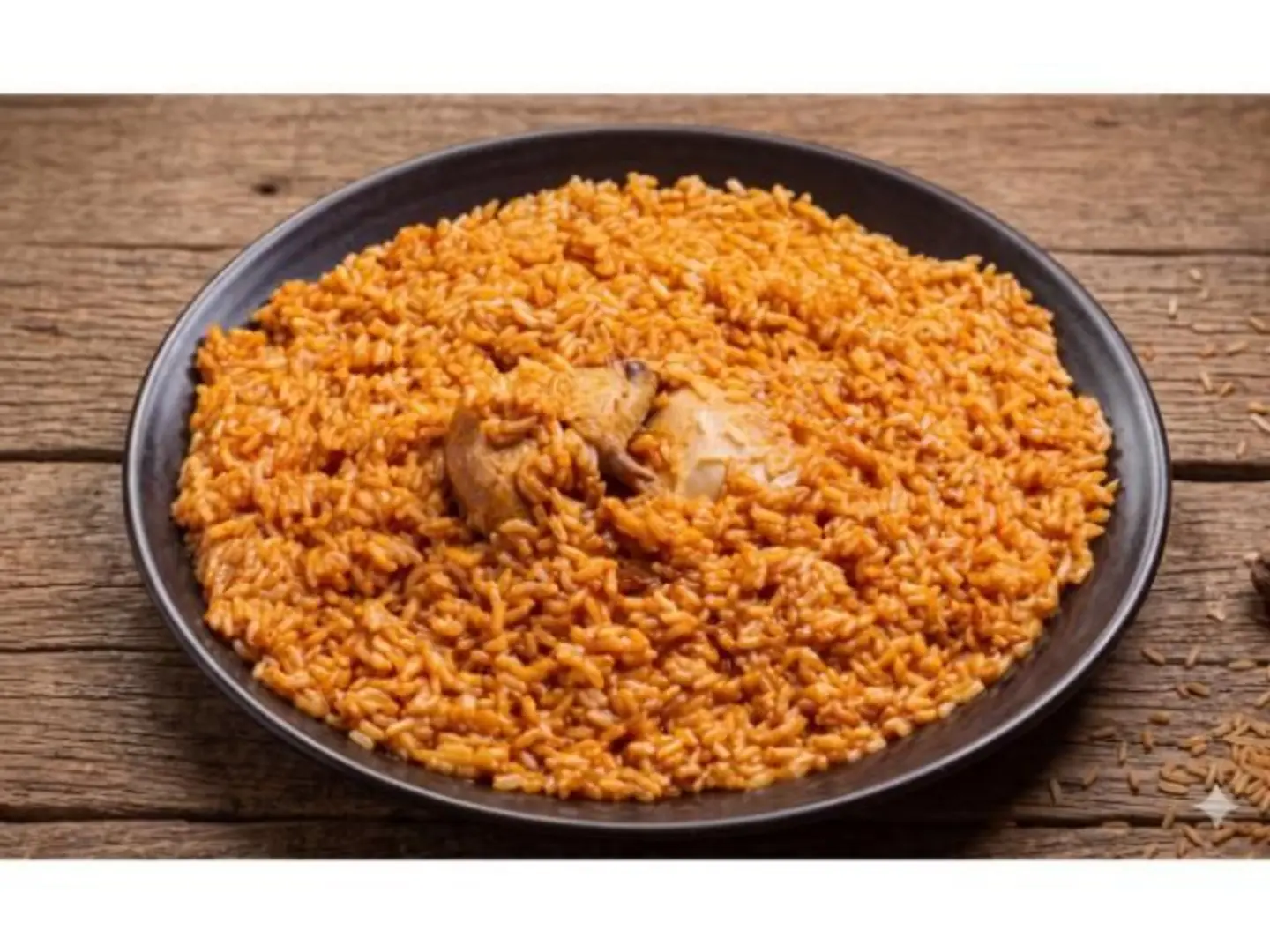 نص مضغوط دجاج تكتكة - رز أحمر