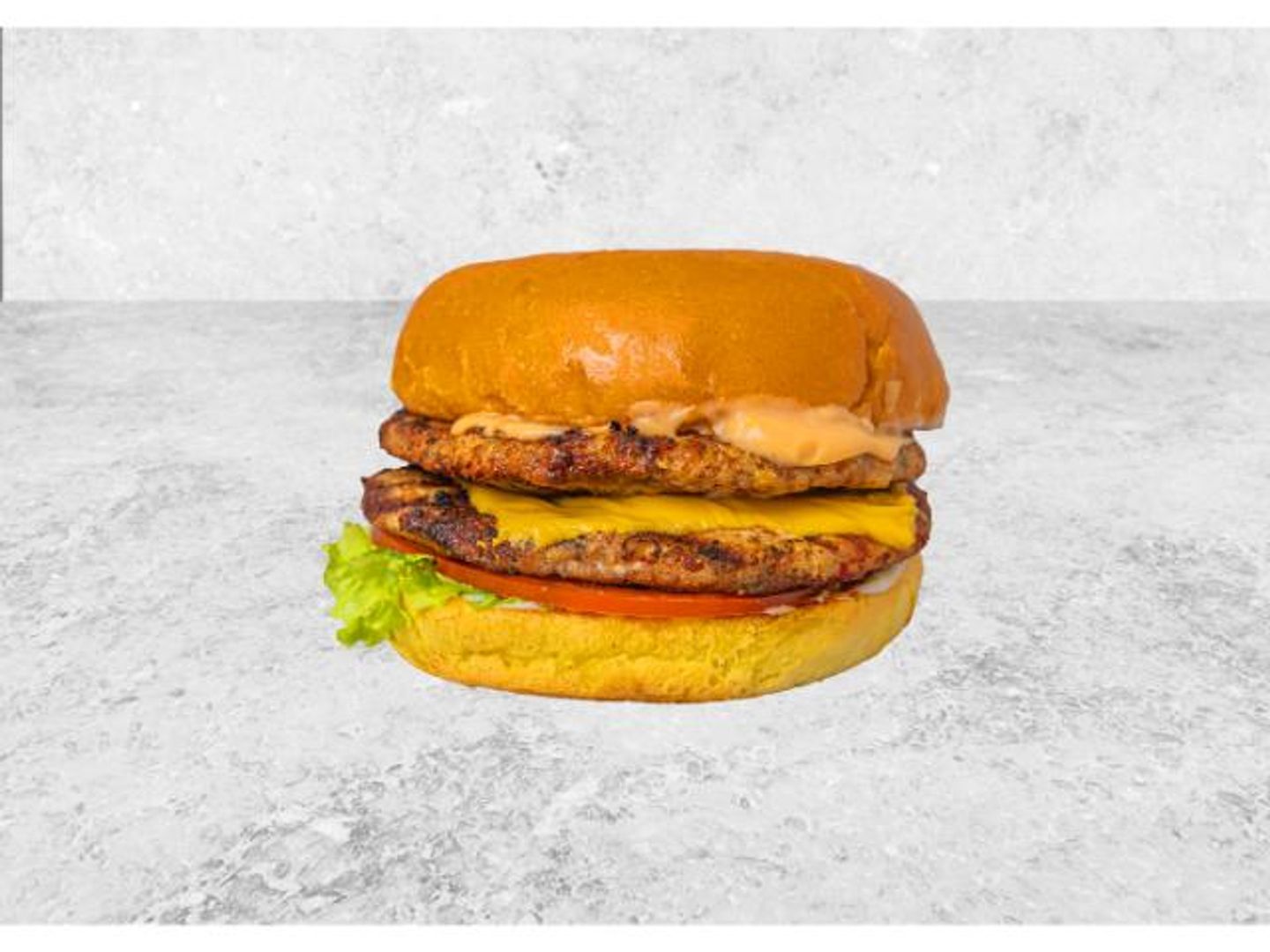 Double Chicken Burger - Regular