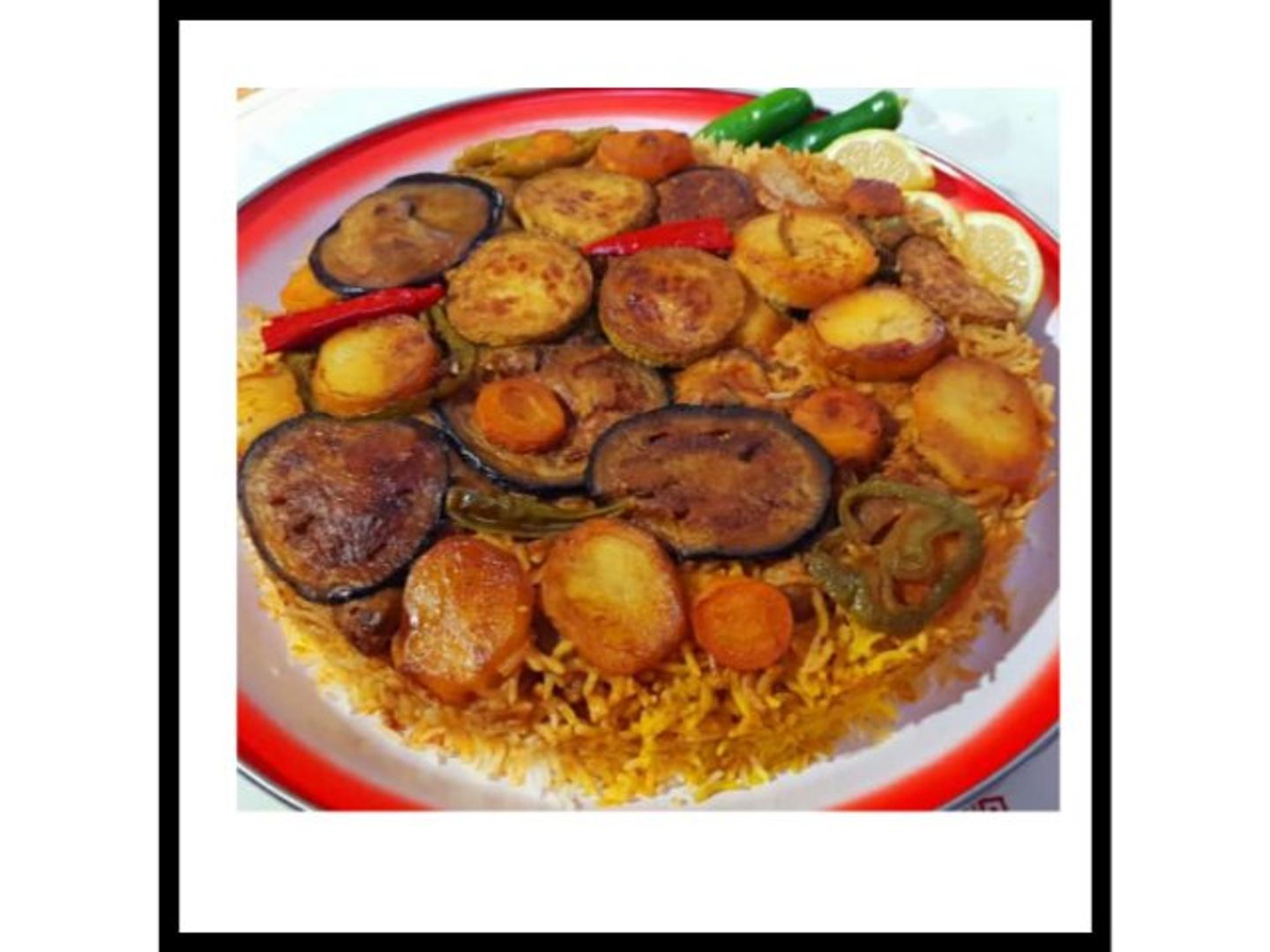 Chicken Maqluba - Half A Chicken