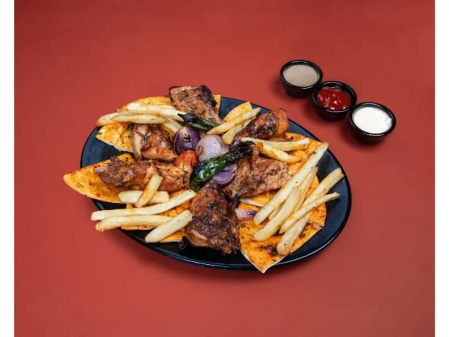 دجاج على الفحم - نص حبة