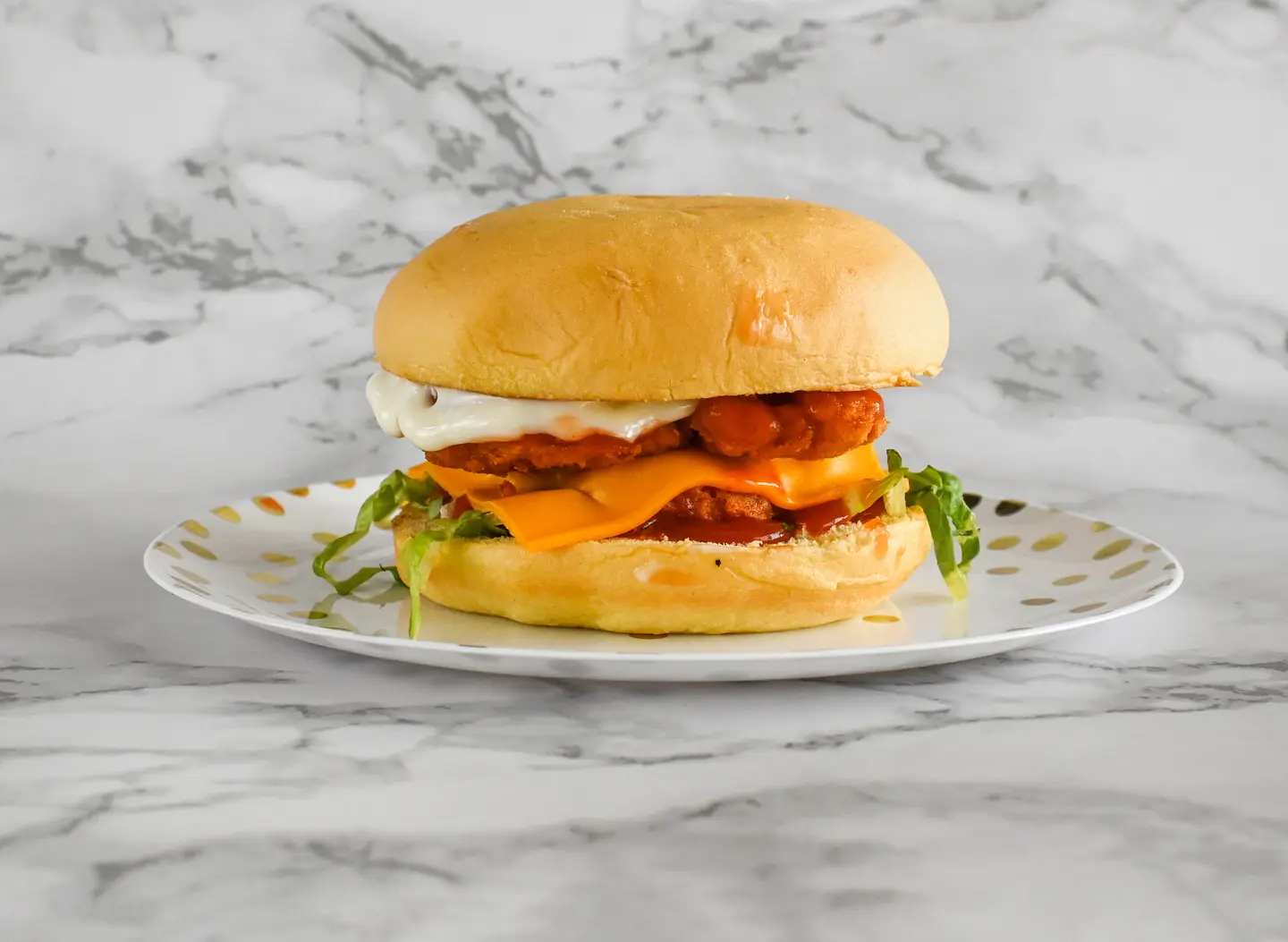 برجر زنجر دبل - ساندوتش