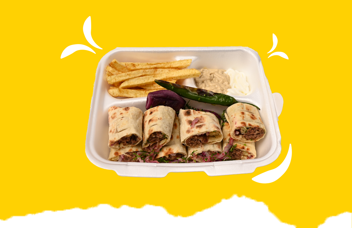 Arabic Plate Meat Kebab - Small