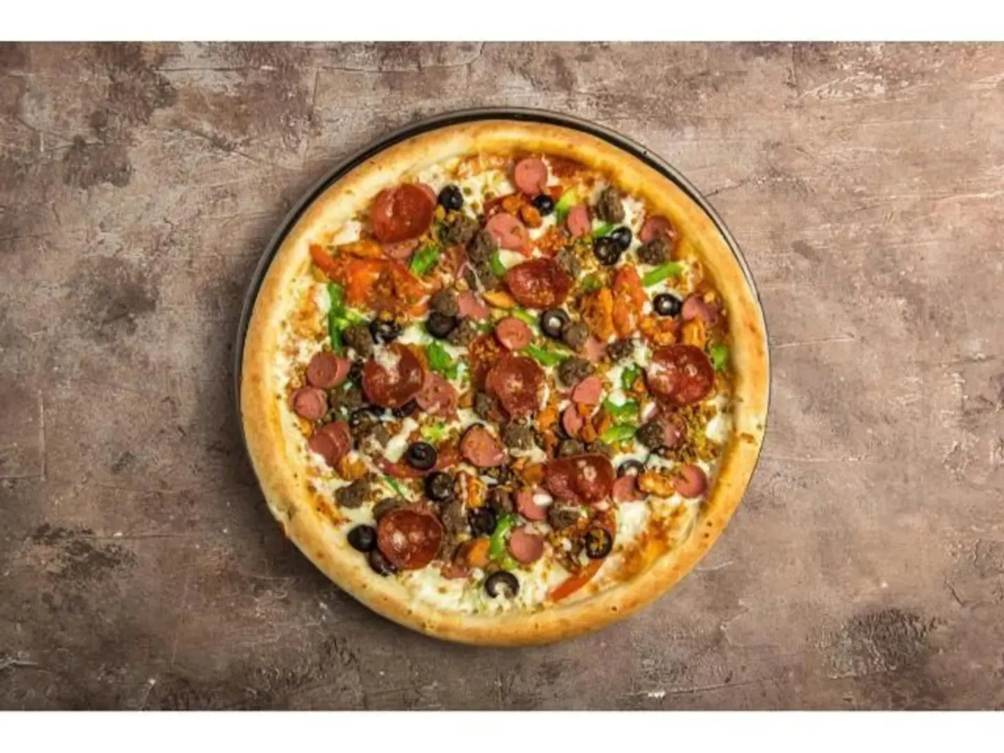 Hot Dog Pizza - Medium