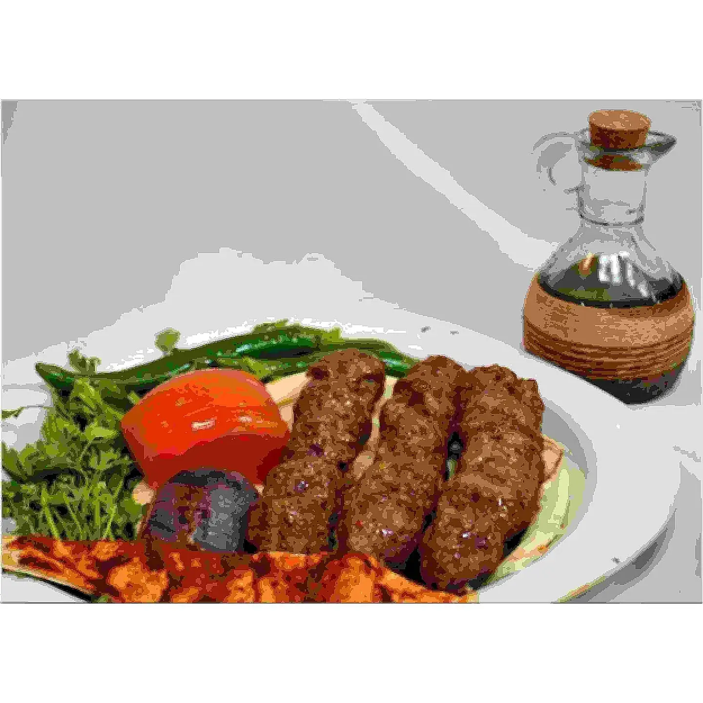 A Dish Of Grated Meat - Half A Kilo With Rice