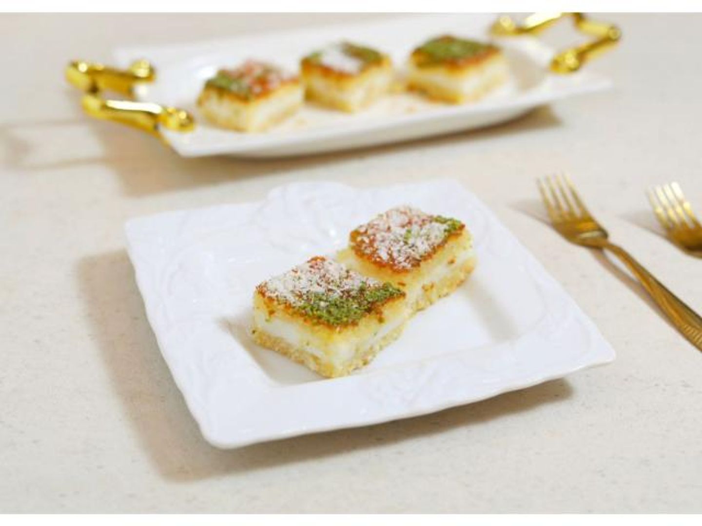 Basbousa With Cream - 250 Grams