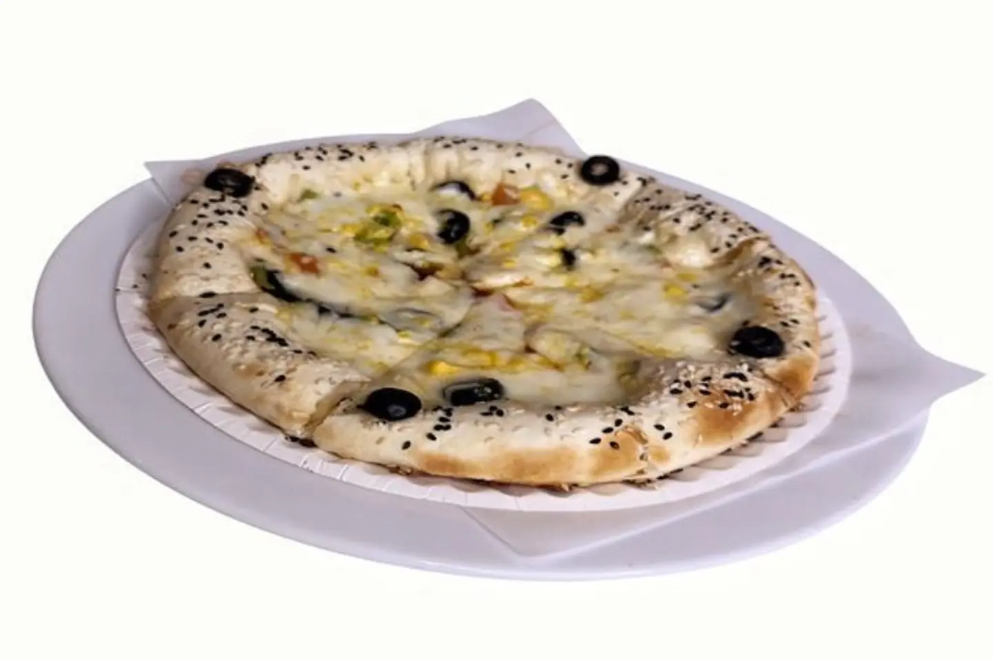 بيتزا خضار - وسط