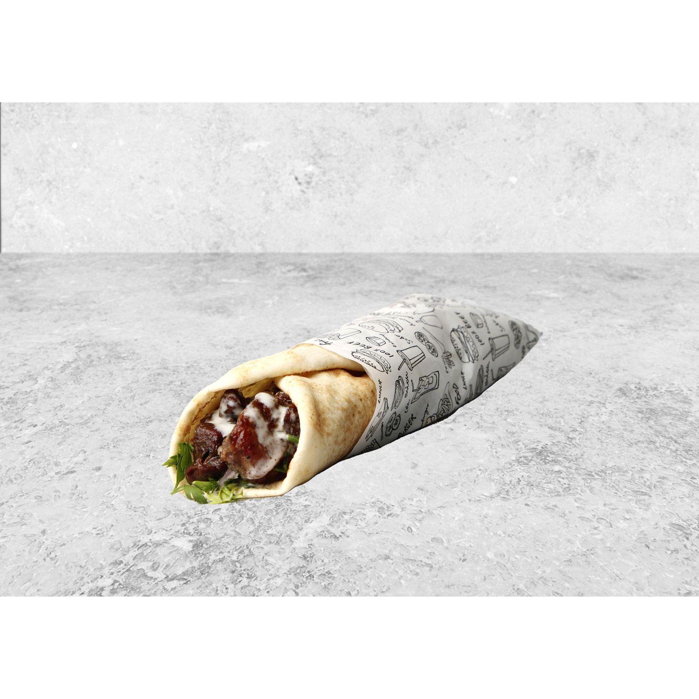 Kebab Sandwich With Cheese - Medium