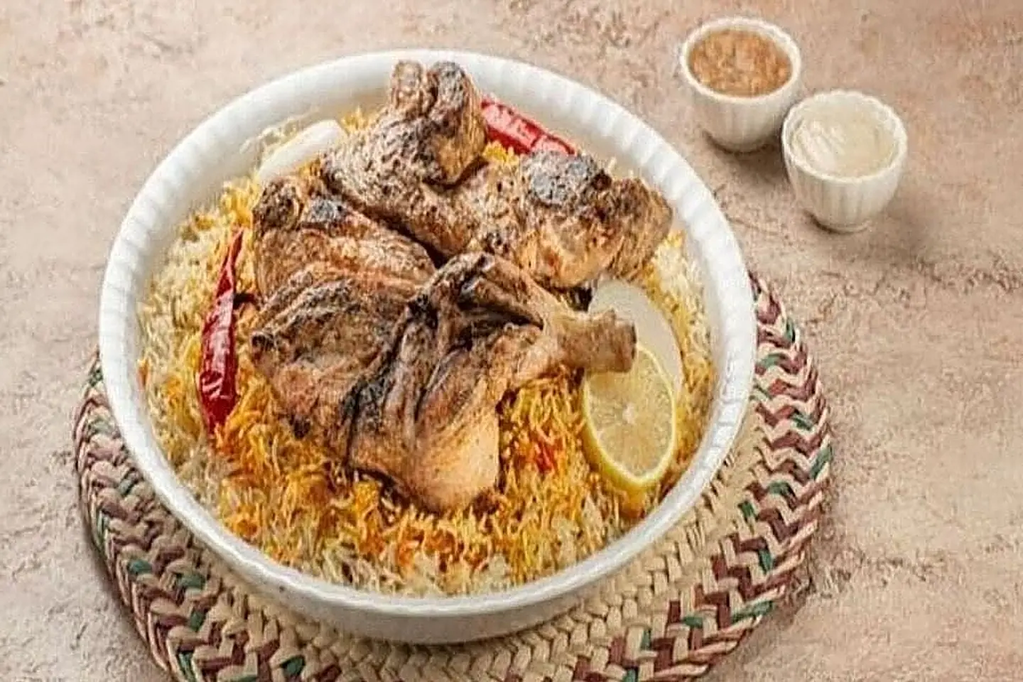 دجاج مظبي مع أرز - حبة دجاج