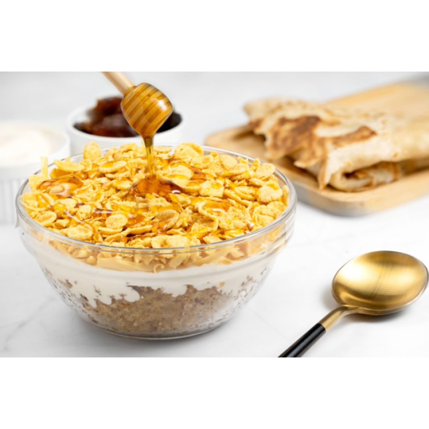 Masoub With Cheese, Cream And Corn Flakes - Small