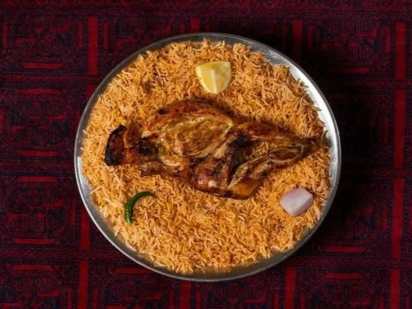مظبي دجاج مع رز - نصف دجاجة