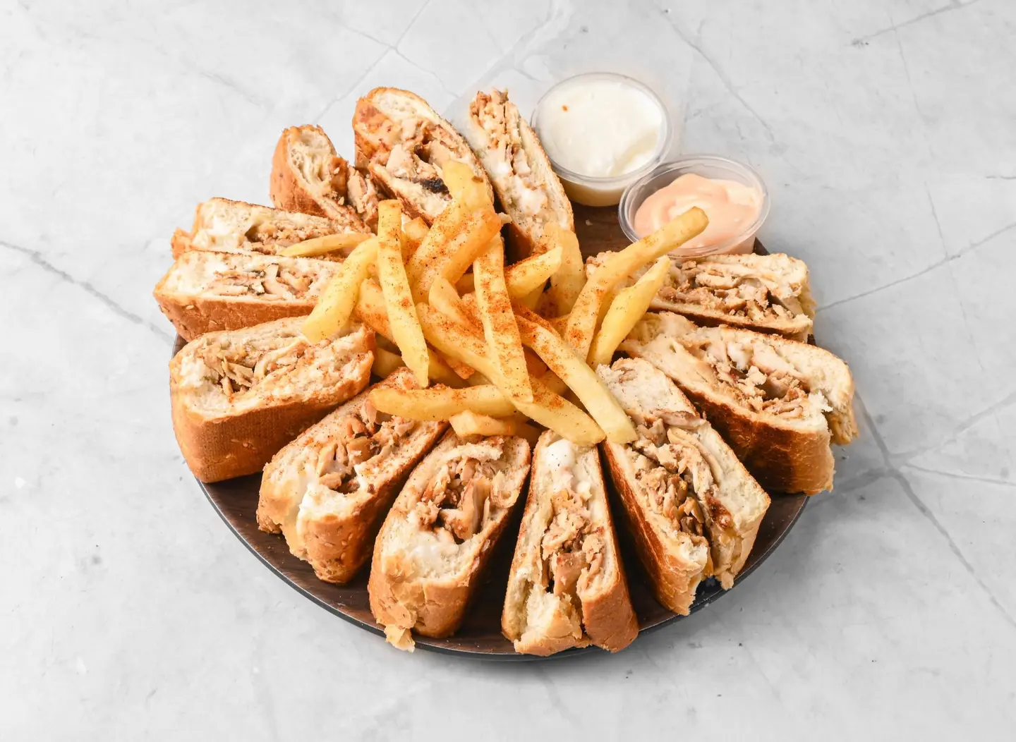 شاورما عربي فرنسي دبل - عادي