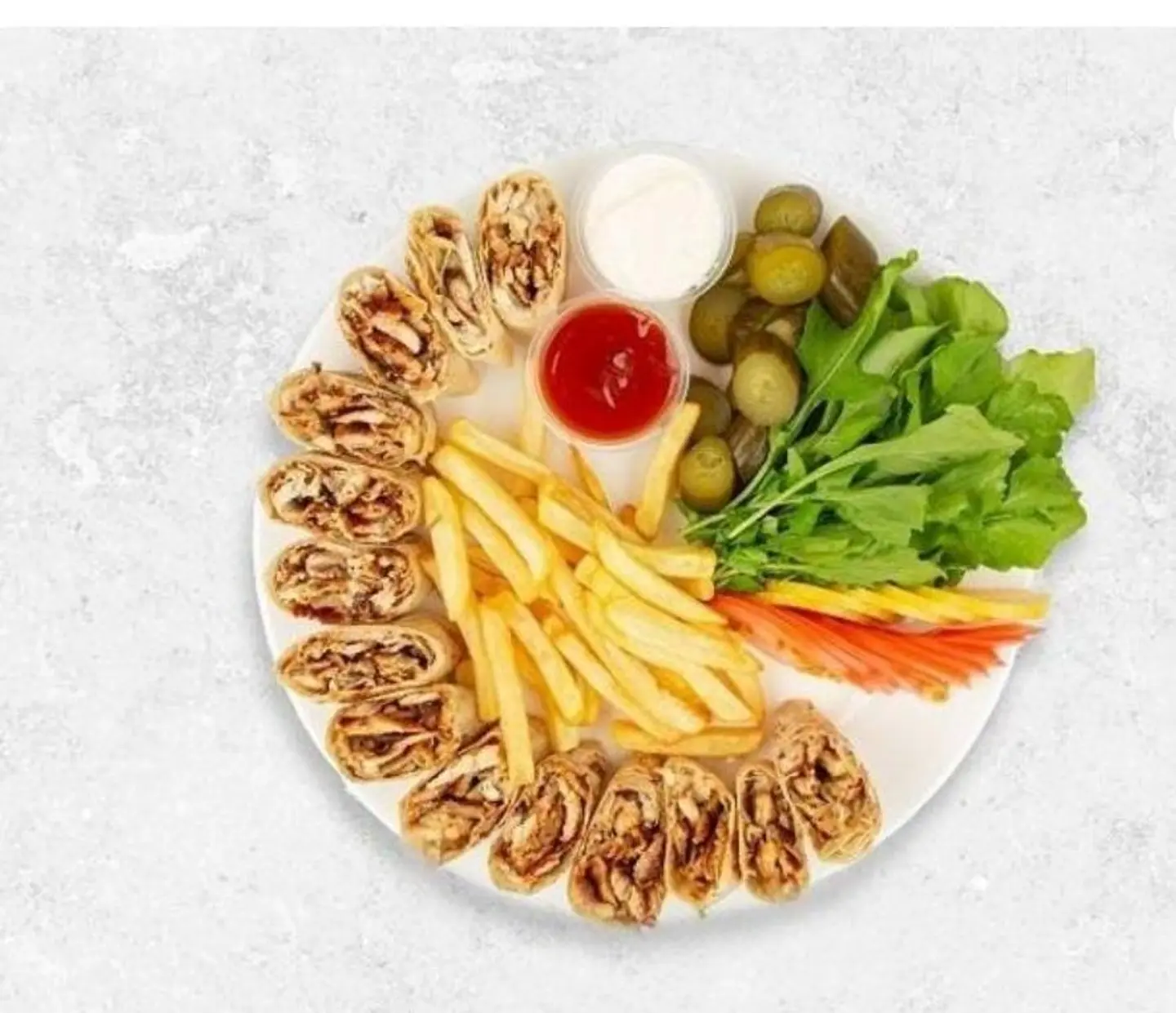 صحن شاميات - صغير