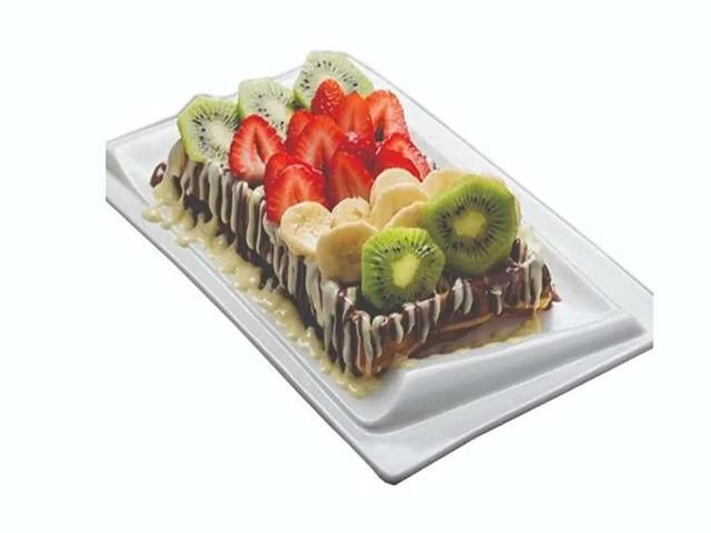 Super Waffle With Fruit - Small