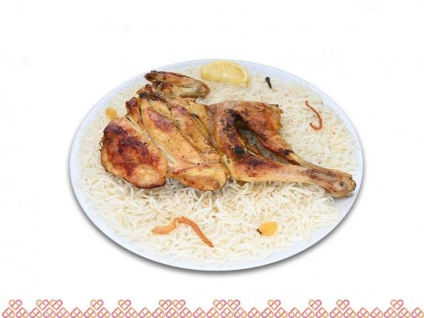 Mothbi Chicken With Rice - Half