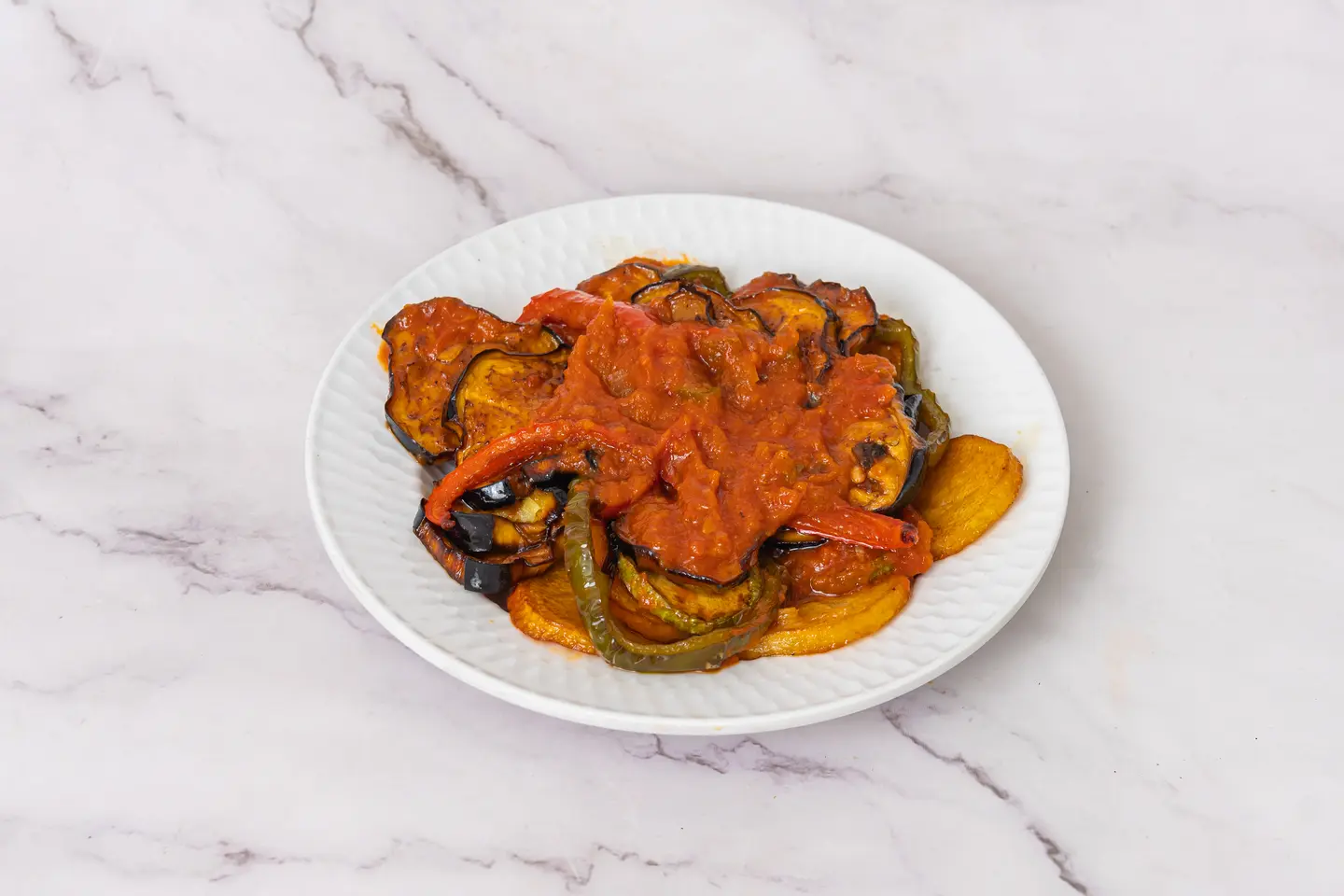 Potatoes And Eggplant - Small