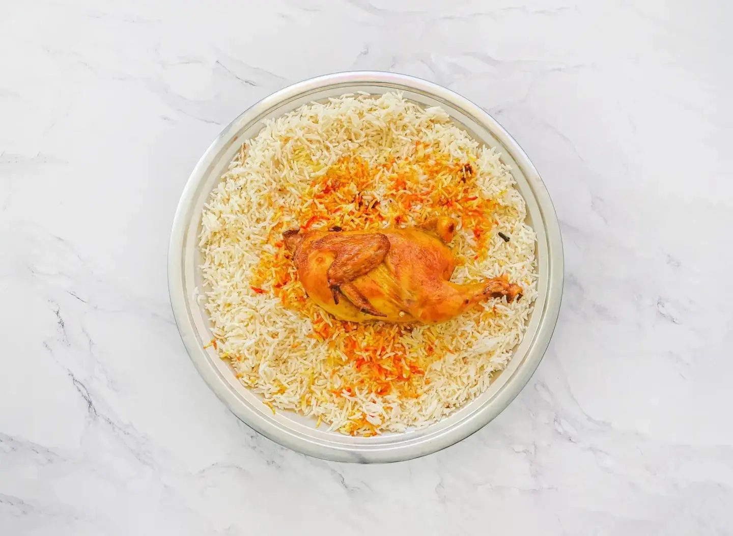Chicken With Mixed Pishawari Rice - Half