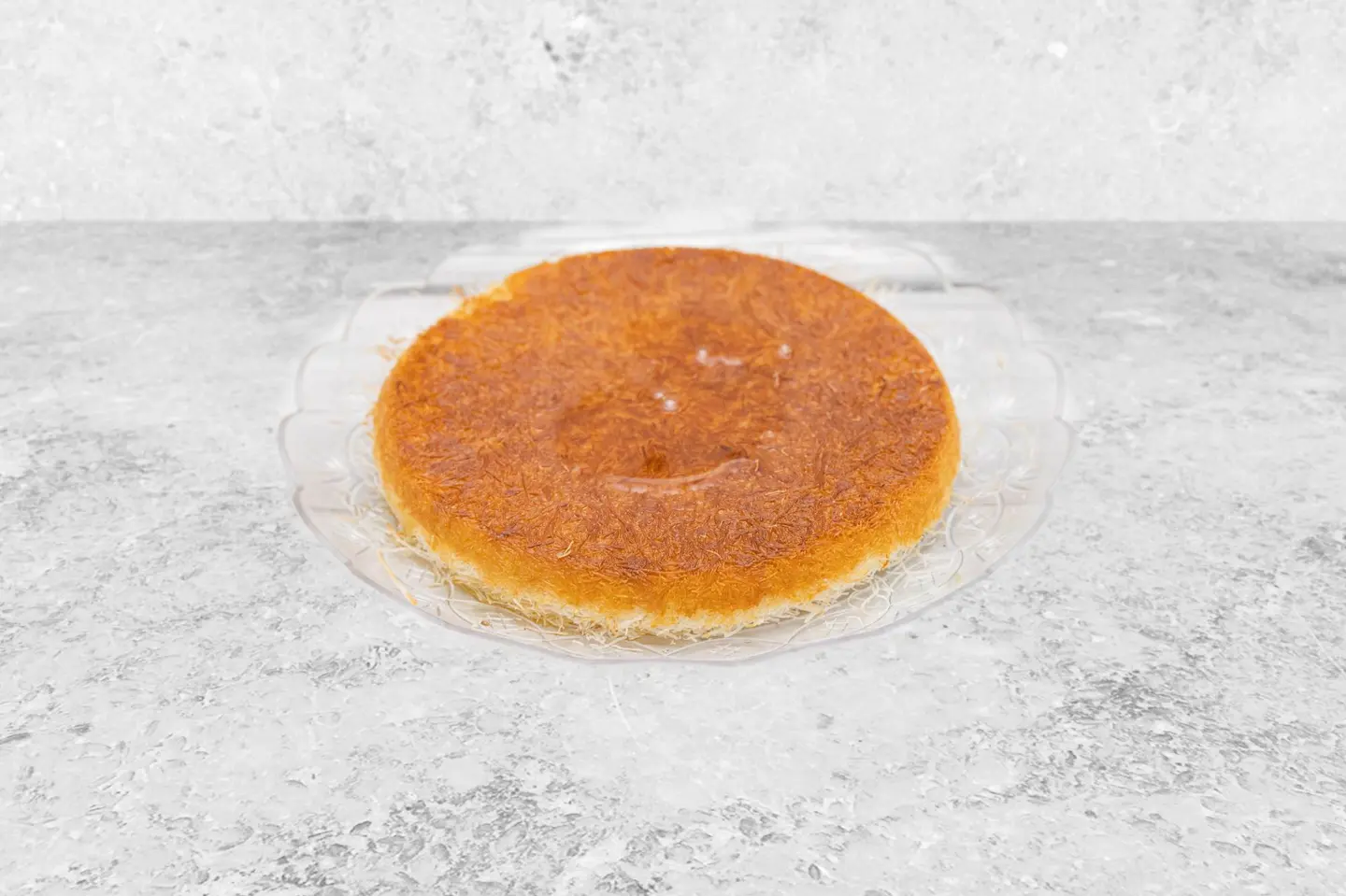 Kunafa With Cream - Plate