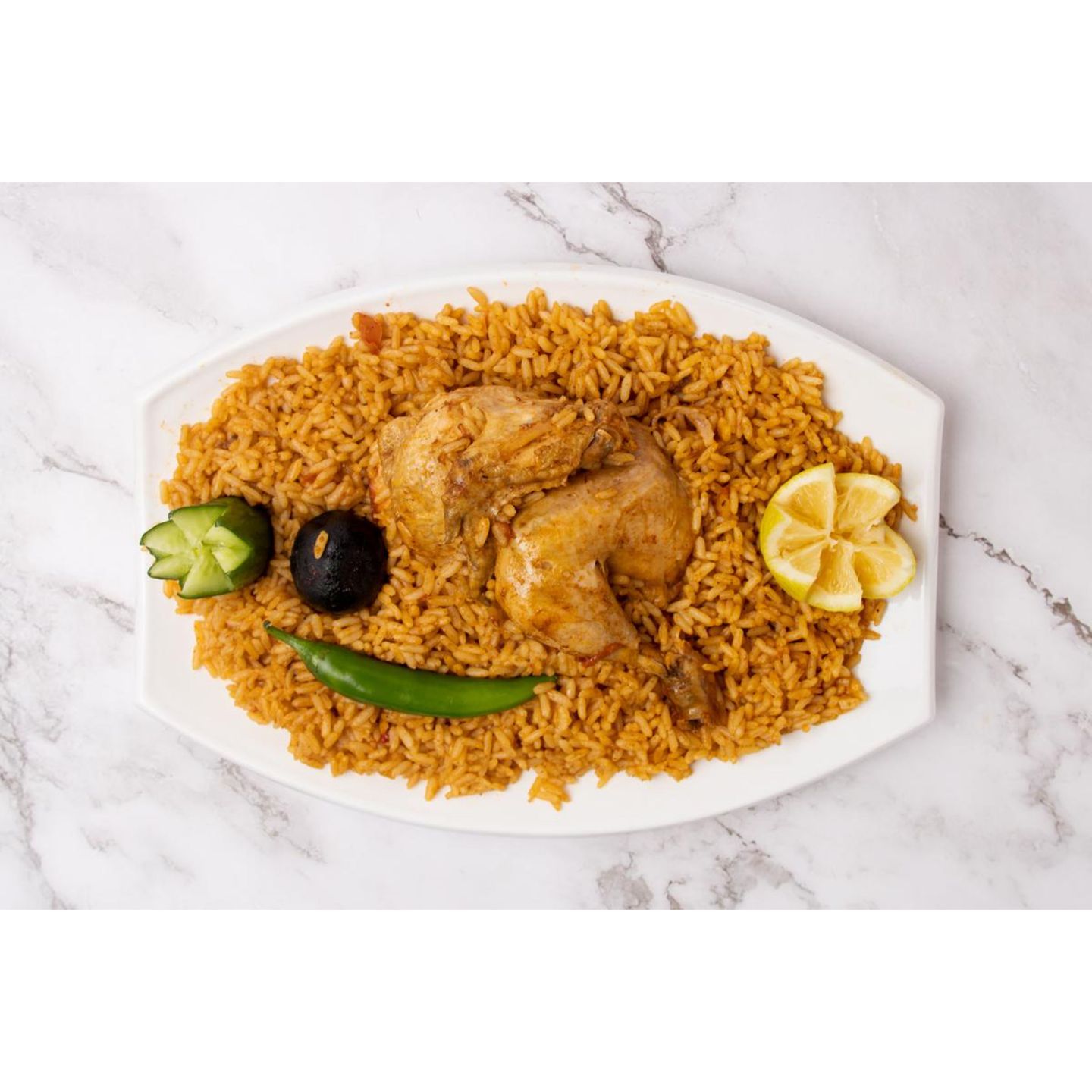 دجاج مضغوط - نص حبة