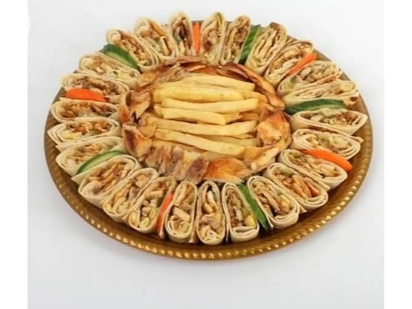 صحن شاورما شاميات - وسط