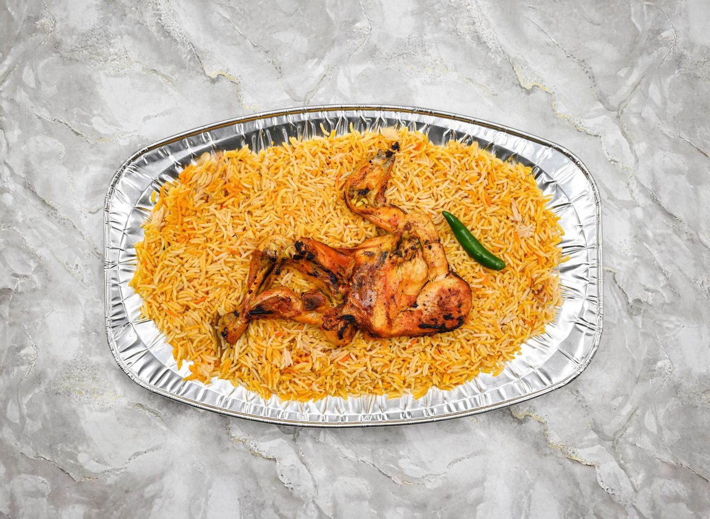 دجاج مظبي - نص حبة دجاج