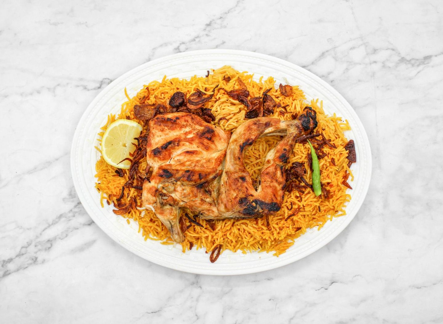 Mathbi Chicken Mathloutha - Half A Chicken