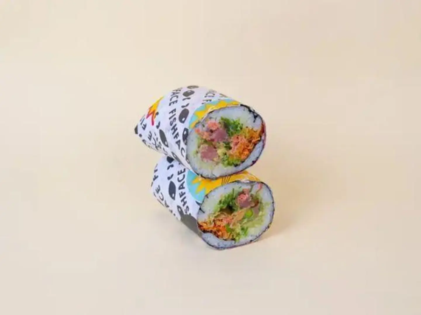 Crunchy Salmon (Honey Glaze) Burrito - Small