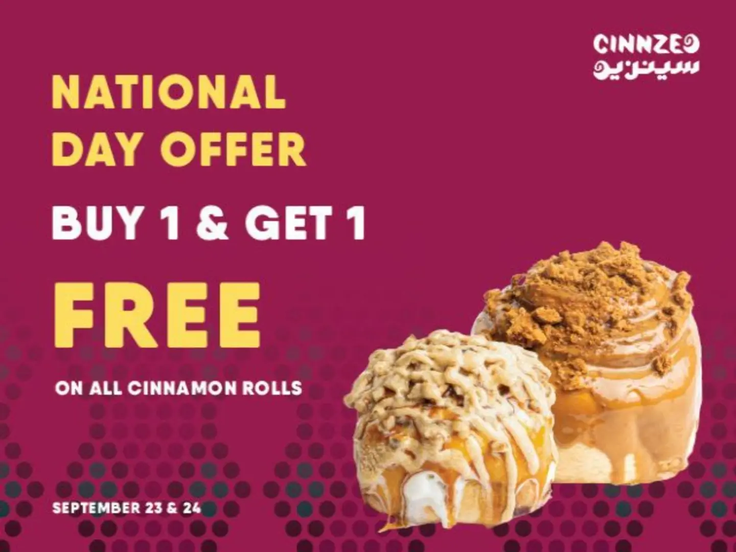 National Day Offer - Cinna Roll