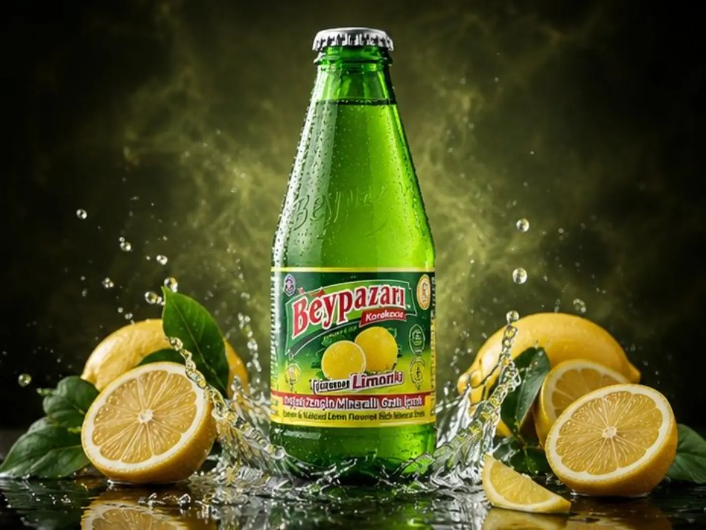 Beypazari Lemon Flavoured Sparkling Mineral Water - 1 Bottle 200ml