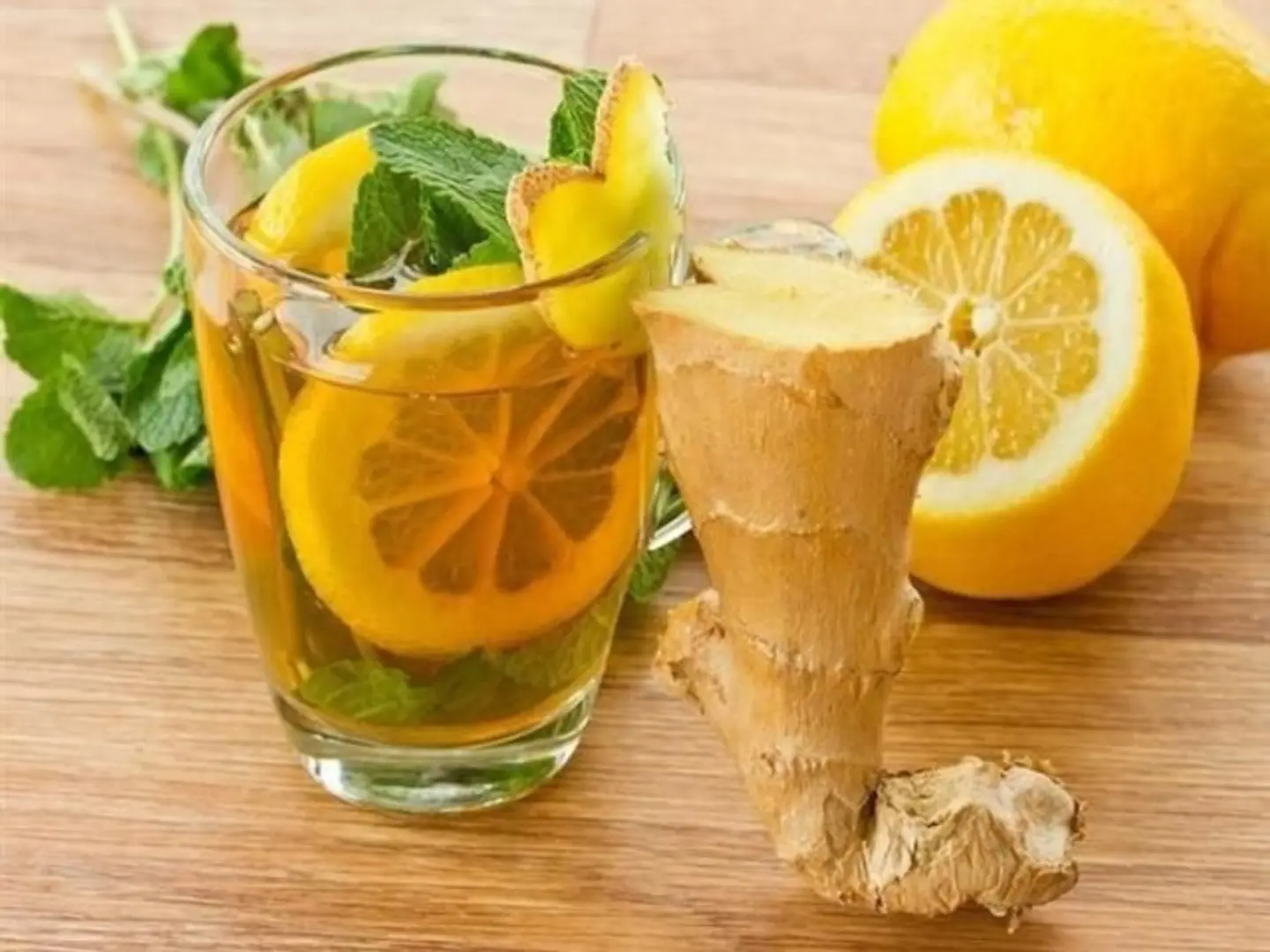 ليمون مع نعناع وزنجبيل - صغير