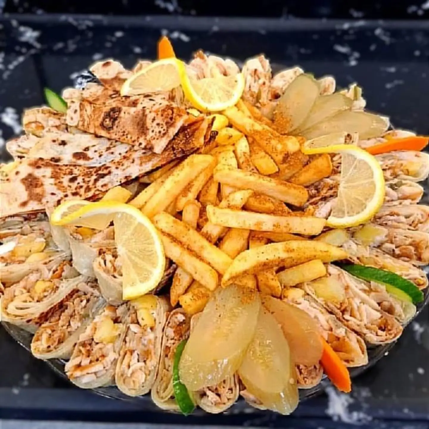 صحن شاورما رايق - صغير